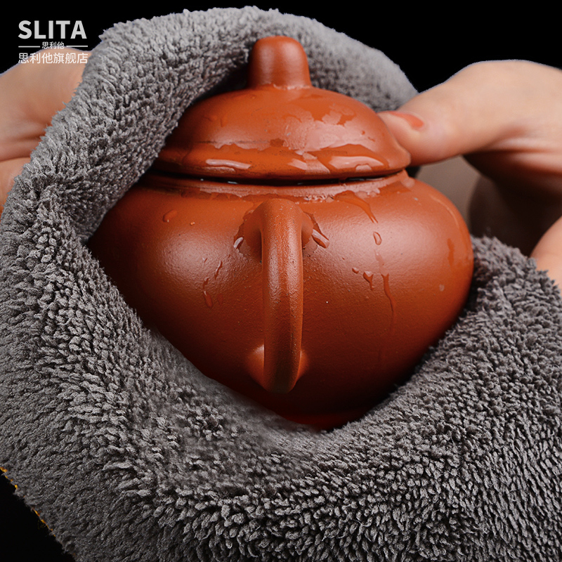A pot of tea towel wipes the teapot cloth cloth have it cloth towels Chinese wind suction kunfu tea towel pad small zen