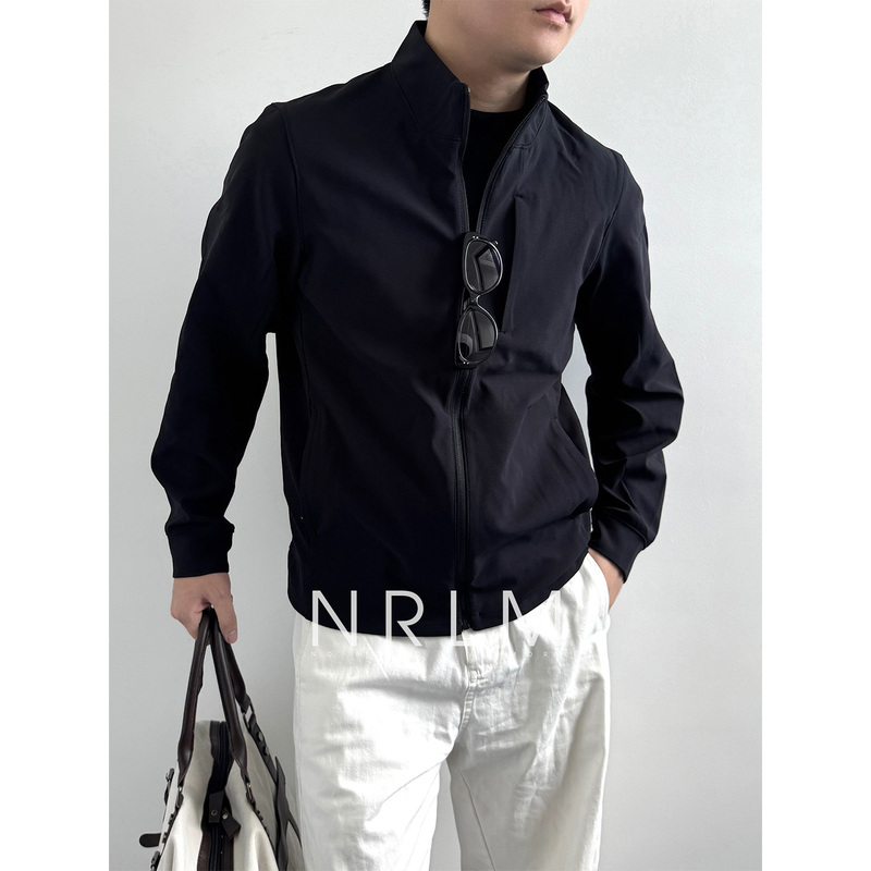 Nrlm3D Stereo Cut Outdoor Sports Wear-Resistant Anti-Pilling Soft Shell Stand Collar Jacket Men's Casual Commuter Coat Autumn