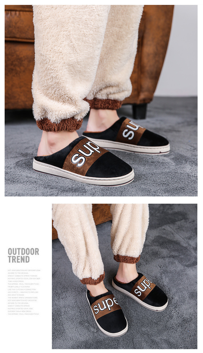 Dép đi trong nhà mùa đông cho nam dép nam gucci