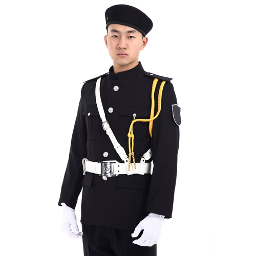 Стенд -Объединение службы безопасности Весна и осенний набор мужского изображения Post Uniform