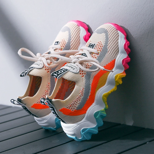 Детская дышащая спортивная обувь, подходит для подростков