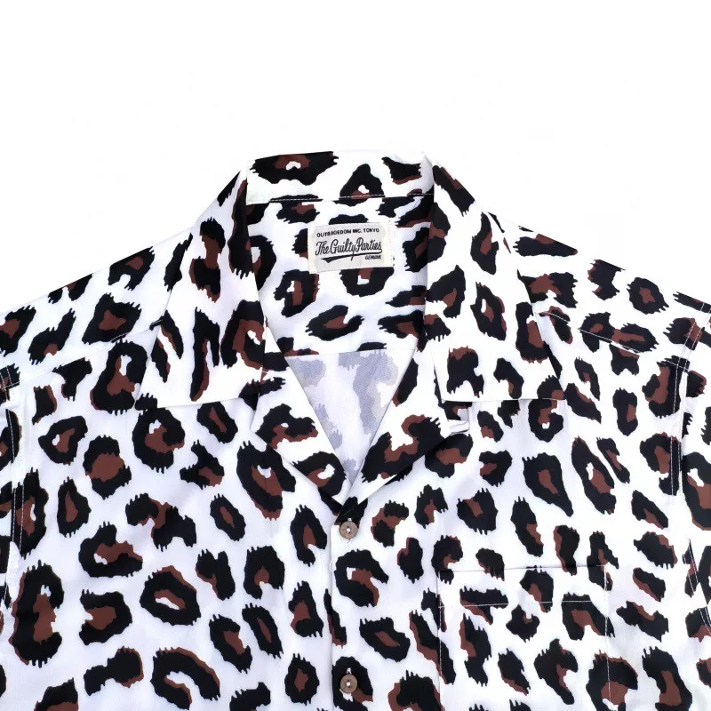 WACKO MARIA Nanga / Leopard Anorak jacket Leopard Line Shawai Short-sleeved Shirt