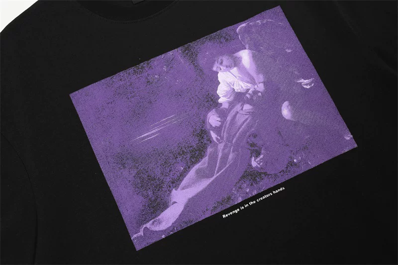 Футболка с коротким рукавом смеси Revenge St Francis Tee St. Francis joint high street tide бренд свободная футболка хлопковая