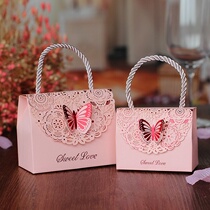 Wedding Gift Box Delight box Creative Mori Department Drawer Kraft Cardboard Box Personality Candy Packaging Box Subhand Bag