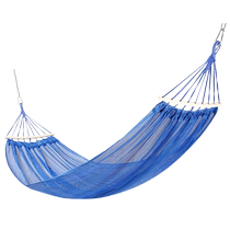 Ice silk mesh hammock outdoor anti-rollover swing breathable and cool adult thick mesh bed artifact cradle lazy hanging chair