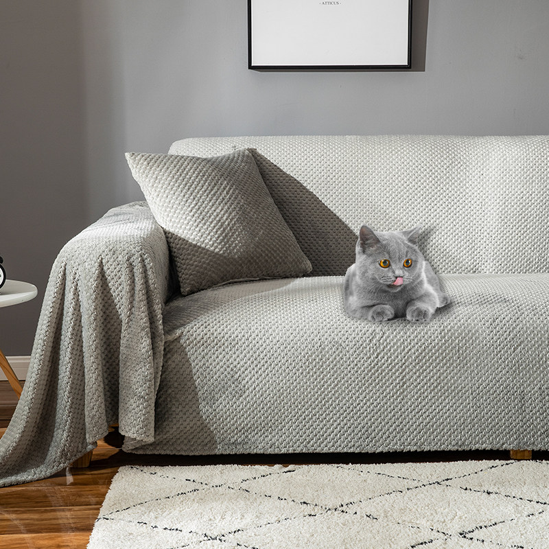 Full cover sofa cover Four Seasons Universal leather jacket full-pack sofa cushion European style modern minimalist sofa towels