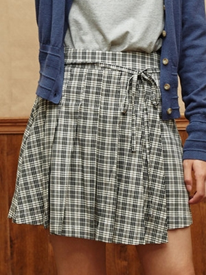 taobao agent Concealer, summer pleated skirt, high waist, A-line, 2019