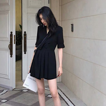  SANDRO MOSCOLONI French bellflower dress 2021 summer new temperament slim suit trouser skirt