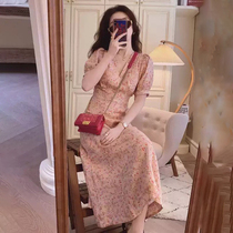 SANDRO MOSCOLONI2022 spring summer new French style sweetness fairy dress with small crowdsourced cloak dress