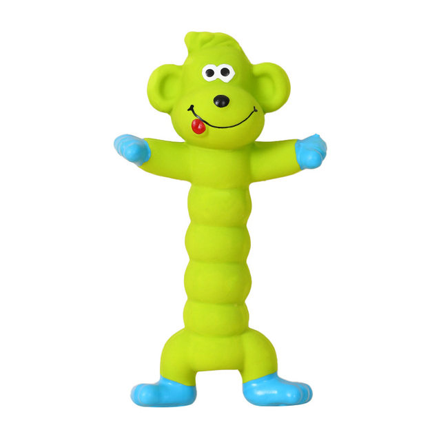 Dog Sound Toy, Bite-Resistant, Teeth-Cleaning, Pet Corgi Teddy Latex Chew Stick, Self-Entertainment and Boredom Relief