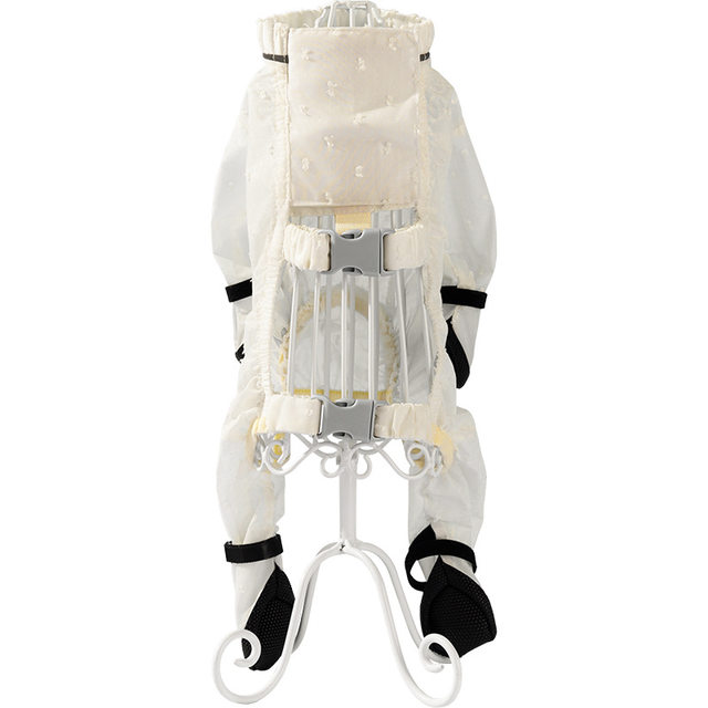 Pet Dog Dust-Proof Pants for Small Dogs, Outdoor Dirt-Proof and Insect-Proof Full-Body Protective Clothing with Adjustable Leash and Leg Covers