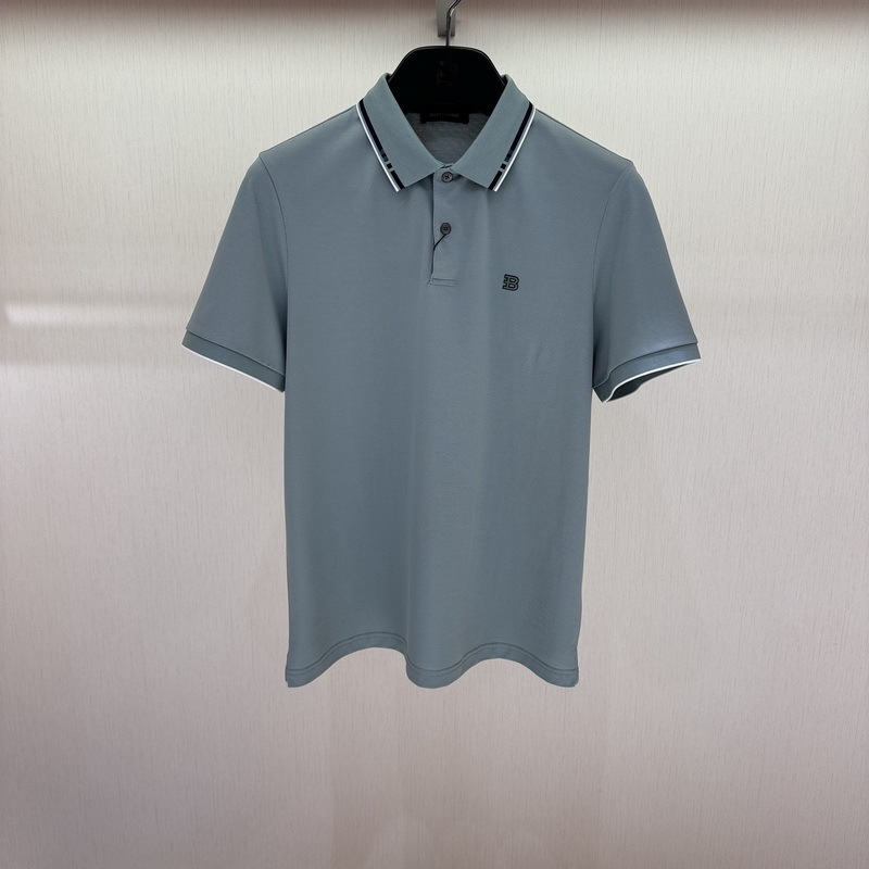 Bosssunwen Spring and Summer Lapel Short-Sleeved T-Shirt Multi-Color 131210620680 Tag 1680