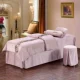 Beauty bedspread nhung áo khoác dày để mặc màu đỏ mui xe denim lanh chăn ròng ba bộ khăn trải giường massage - Trang bị tấm