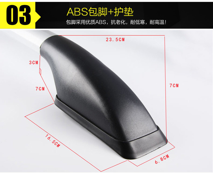 Trung Quốc V3 xe hành lý giá nhôm hợp kim khung mái sửa đổi phụ kiện ngoại thất khung du lịch miễn phí đấm giá nóc giá để đồ trên nóc xe ô tô