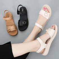 2021 summer new mother sandals women light soft non-slip ladies sandals middle-aged people wear comfortable women's shoes