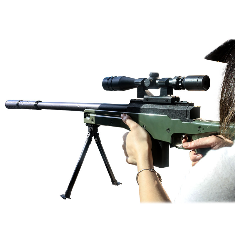 Barrett water bomb gun AWM sniper gun 98k can launch Jedi models to survive to grab children's toy gun boys