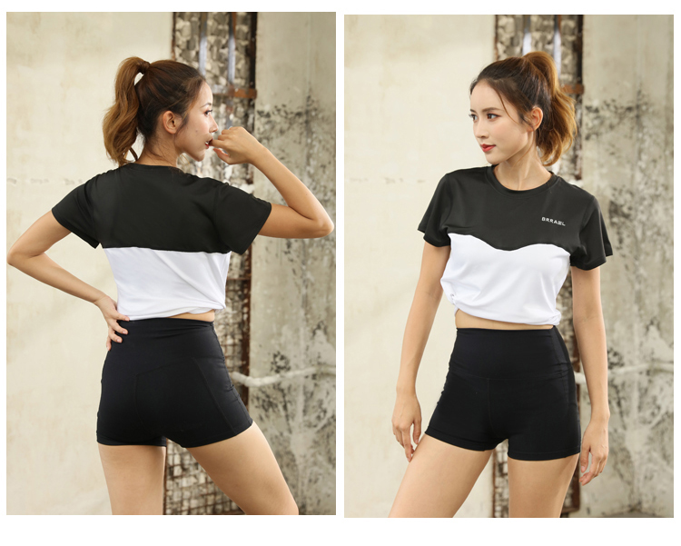 Quần thể dục eo cao tập thể dục nhanh khô chạy bộ yoga đỏ bó sát quần short thể thao thun hông mông quần nữ nóng bỏng - Quần thể thao quần gym nữ