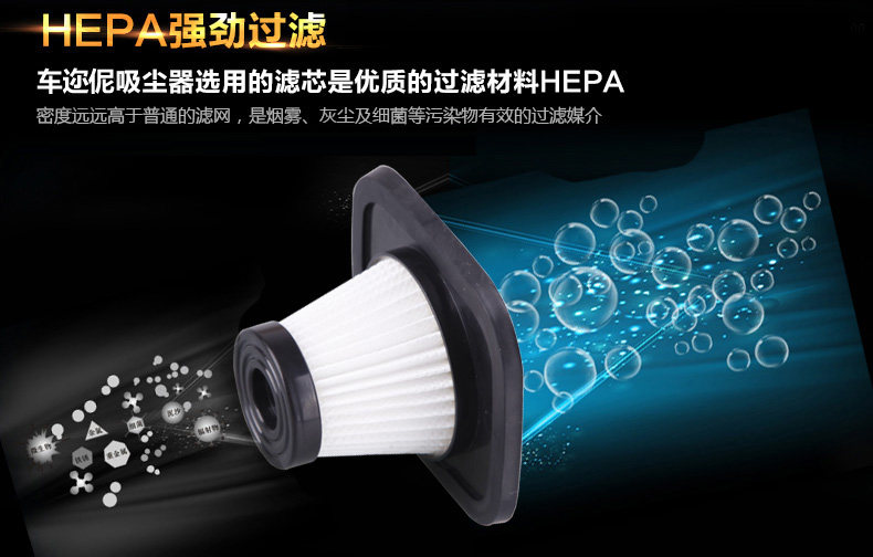 Direct sales car vacuum cleaner car vacuum cleaner strong 12V car household handheld suction high power wet and dry dual-use