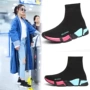 Giày thun nữ Paris phiên bản Hàn Quốc của ulzzang giày cao đầy màu sắc những người yêu thích giày dày vớ vớ nam và nữ giày thủy triều những đôi sneaker nữ nên có