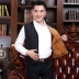 Feng Fan Paul mùa đông trung niên vest nam vest nam cotton mặc vest cotton cũ ấm áp cộng với nhung dày áo khoác lông Áo vest cotton