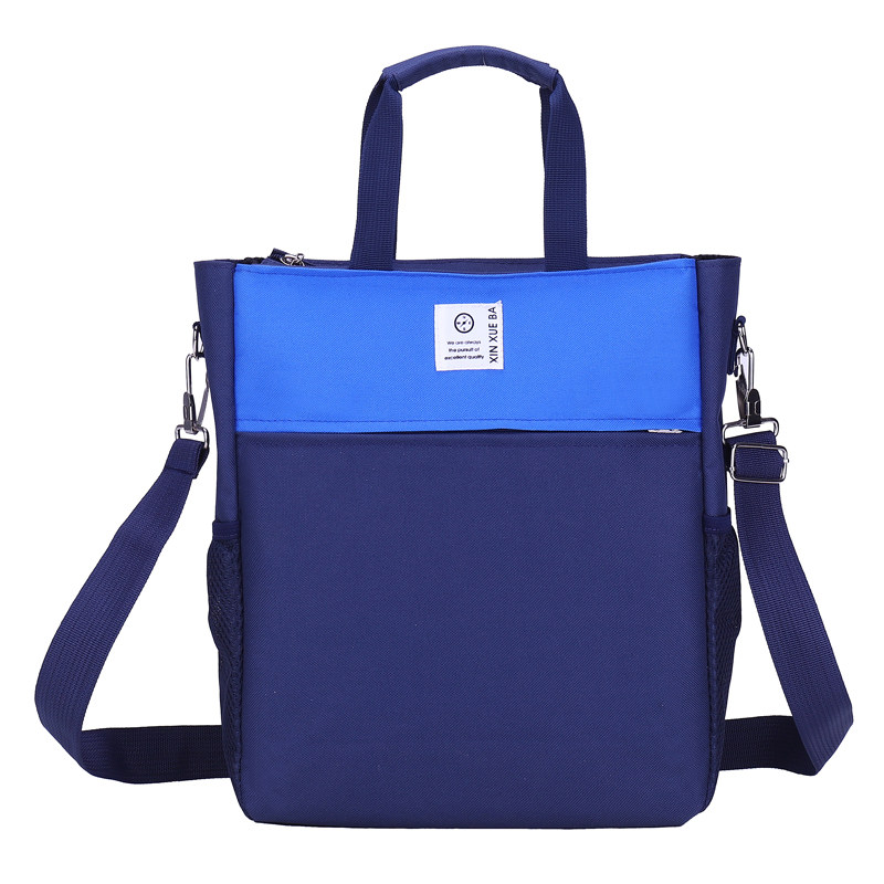 Primary School Students Cram Bags Children Supplementary School Bags Double Shoulder Bags Slanted Satchel Middle School Students Carry-on Bags Canvas Fine Art Bags