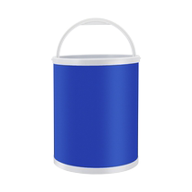 Car wash bucket foldable car outdoor portable car storage travel fishing thickened shrink tube 4