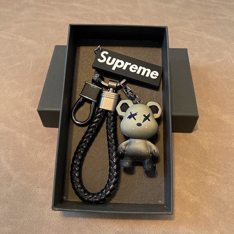 Creative Bear Keychain for Men and Women, High-End Exquisite Pendant, Car Key Chain, Backpack Decoration, Doll&8