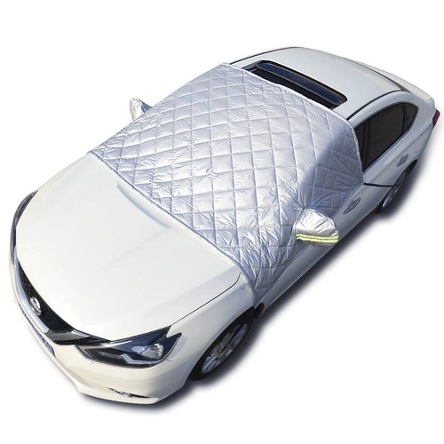 Автомобильный чехол, получехол, универсальный полукорпус, защита от мороза и снега, переднее стекло, незамерзающая зимняя наружная снежная ткань, автомобильная ткань