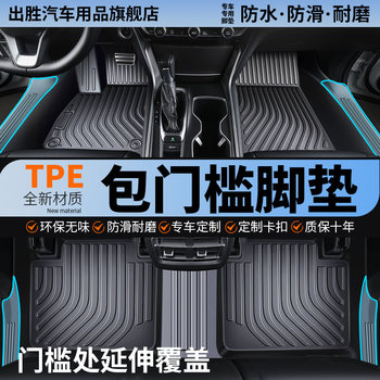 Tpe Car Floor Mats Full Coverage Special Car Interior Wire Loop Foot Mats Carpet 2024 New Floor Mats Car Mats
