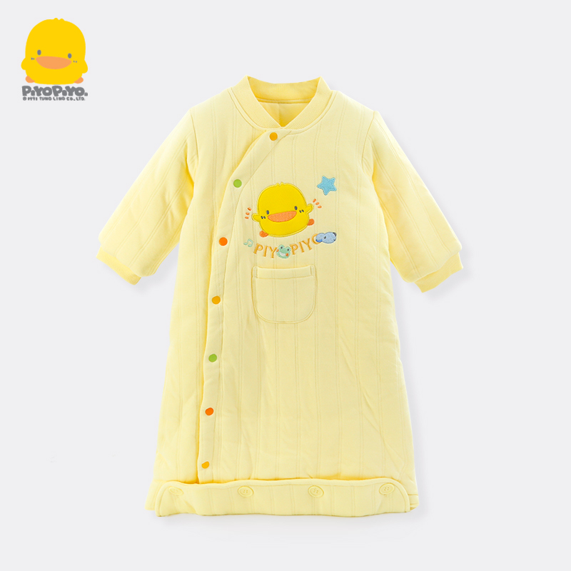 Autumn Winter Clear Cabin Yellow Duckling Newborn Small Sleeping Bag Autumn Winter Infant Wardrobes Baby Anti Kick Is Just Born Child