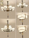 New Chinese-Style Chandelier, Chinese-Style Living Room, Dining Room, Bedroom, Simple, Modern, Elegant, Creative, Personalized Decorative Iron Lamps