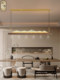 New Chinese-Style Chandelier, Minimalist Iceberg Creative Designer Dining Room Lamp, Tea Table, Dining Room, Linear Long Table, Tea Room Lamp