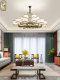New Chinese-Style Chandelier, Chinese-Style Living Room, Dining Room, Bedroom, Simple, Modern, Elegant, Creative, Personalized Decorative Iron Lamps