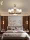 New Chinese-Style Chandelier Living Room Lamp New Model All-Copper Ebony Wood Chinese Style Villa Lobby Main Light Bedroom Dining Room Lighting Fixtures