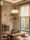 Dongbo Song-Style Aesthetic Pendant Light, New Chinese-Style Zen-Inspired Lighting for Tea Room, Study, Bedroom, Dining Bar, and Vintage-Style Lighting Fixtures