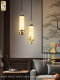 Dongbo New Chinese Chandelier Bedroom Bedside Lamp Restaurant Corridor Aisle Entrance Small Chandelier Full Copper Jade Lamp