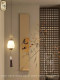 Song-Style Aesthetic Restaurant Pendant Light, Long Strip, All-Copper, Solid Wood, Study Room, Bar Counter, New Chinese Style, High-End Zen Tea Room Pendant Light