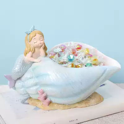 Nordic ins style porch key storage ornaments creative jewelry box living room home decoration fleshy flower pot