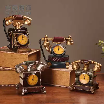Vintage vintage telephone model clothing store Bar Cafe nostalgic furnishings window display decorations