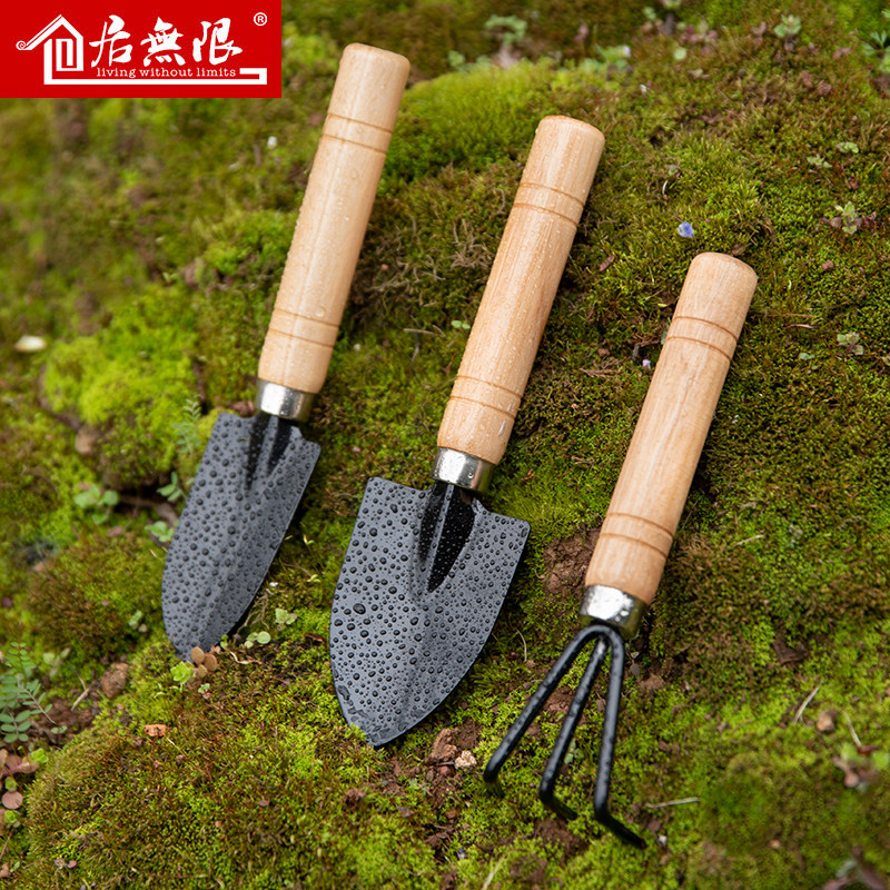 Type of flower tool Home suit Vegetable Planted with flower Multi-meat Flowers Shovel Catch Sea God Instrumental Shovel Iron Shovel Gardening Little Shovel