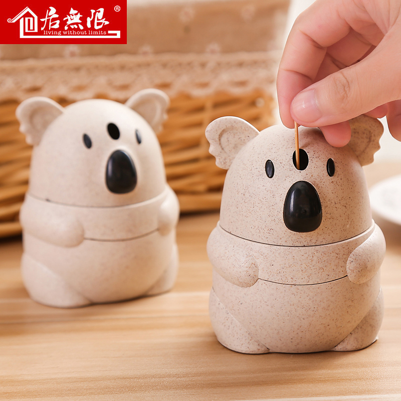 Toothpick box Small automatic pop-up portable high-grade portable creative kitchen household toothpick tube Restaurant toothpick storage tank