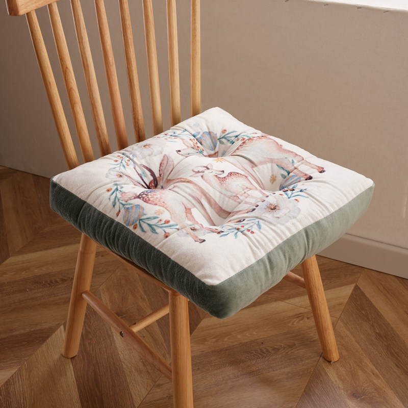 Chair cushion thickened plush student classroom chair cushion home fart cushion office sedentary four seasons universal seat cushion - Taobao