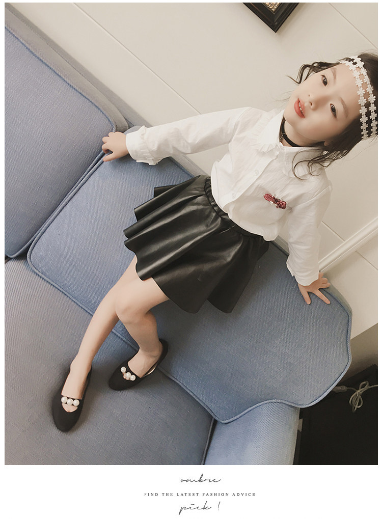 Chemise fille à manche longue - Ref 2084968 Image 13