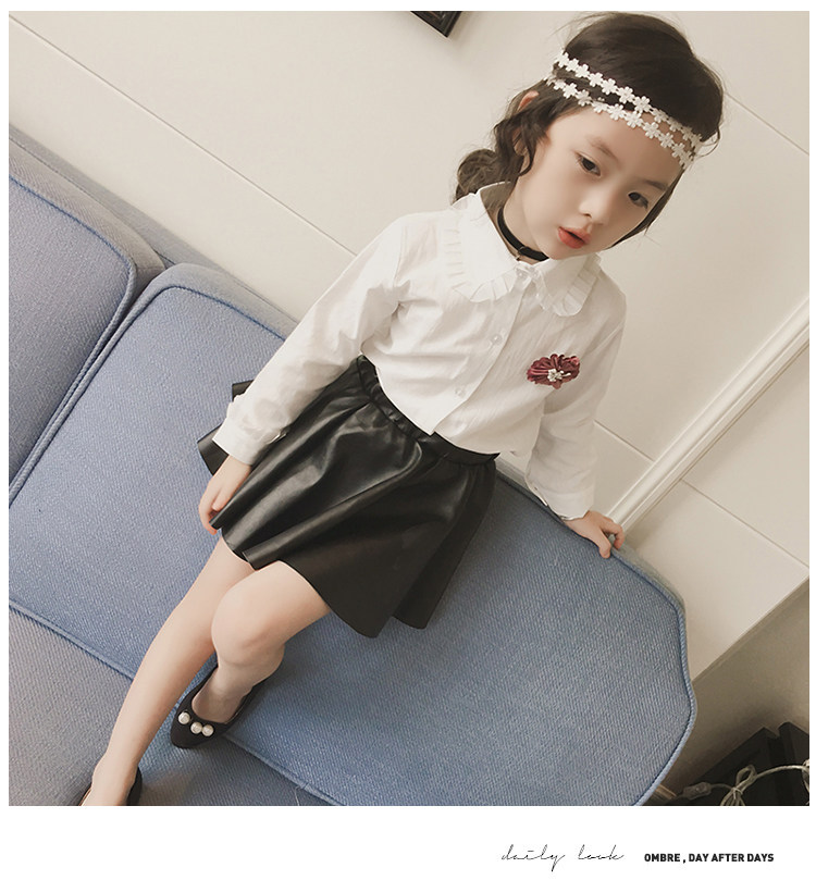 Chemise fille à manche longue - Ref 2084968 Image 16