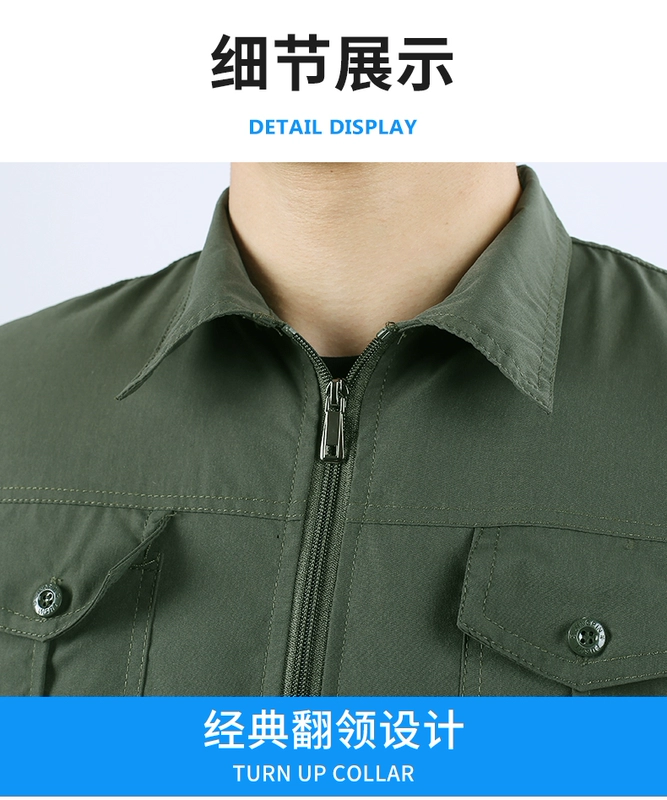 quần áo bảo hộ lao động cho nam và nữ ngoài trời công trường xây dựng quần áo điều hòa không khí có thể sạc lại