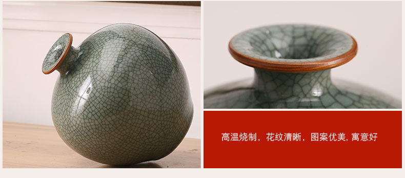 Jingdezhen ceramics, antique vase up of broken porcelain crack glaze furnishing articles ikea gift ornament