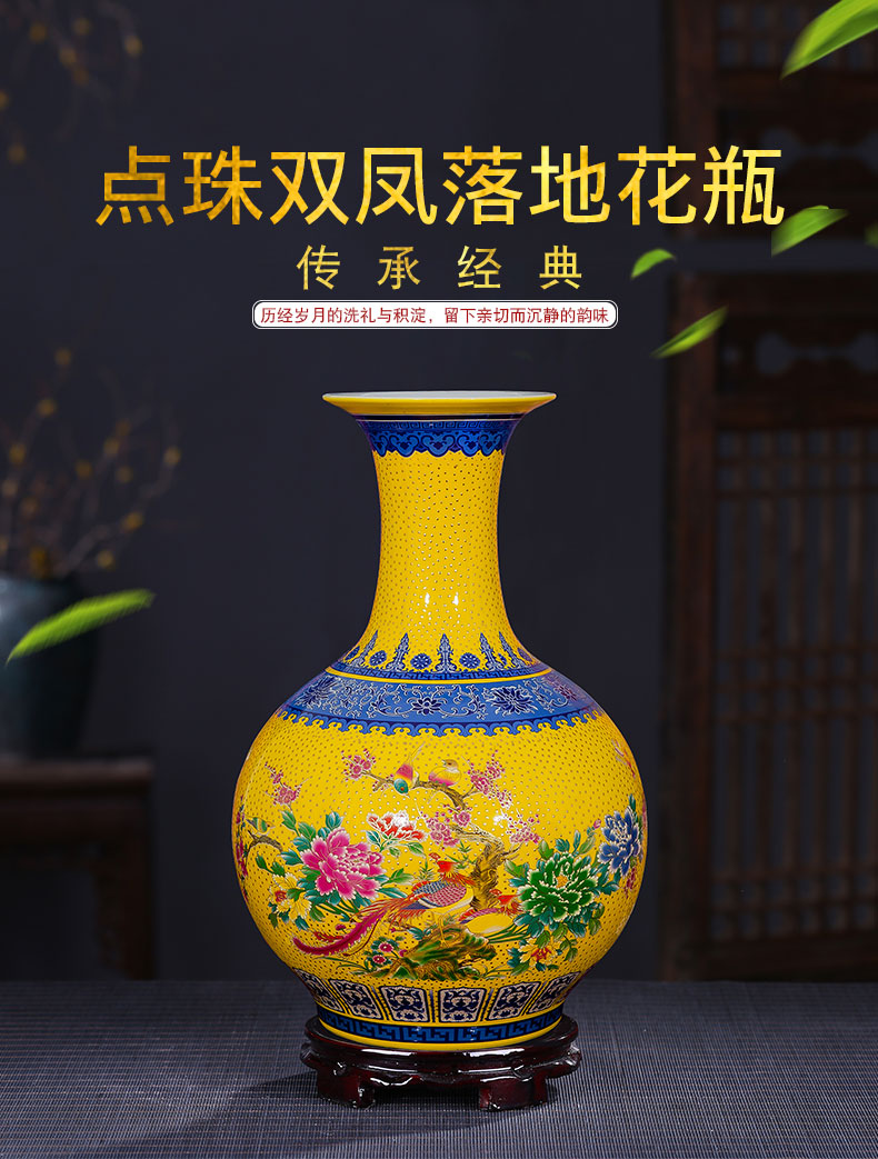 Jingdezhen ceramic sitting room ground put vase in the contracted and I European new homes home furnishing articles decorative arts and crafts