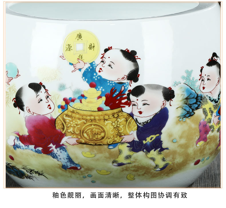 Jingdezhen ceramics cornucopia aquarium furnishing articles creative home sitting room porch decorate gifts flowerpot gifts