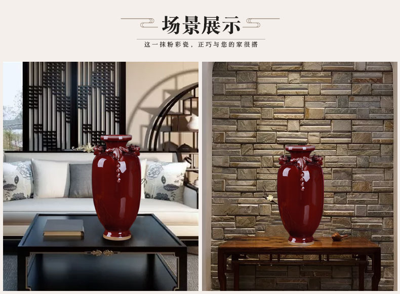 Three sheep statute of jingdezhen ceramic vases, antique jun porcelain kaitai, modern home decoration handicraft furnishing articles