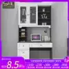 Bookcase Desk One-piece desk Bookshelf combination Simple modern double computer desk Office desk Study desk Home student